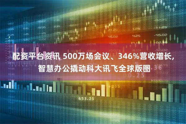 配资平台资讯 500万场会议、346%营收增长, 智慧办公撬动科大讯飞全球版图