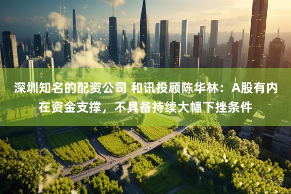深圳知名的配资公司 和讯投顾陈华林：A股有内在资金支撑，不具备持续大幅下挫条件